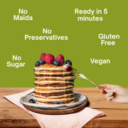 Chocolate Ragi Waffle & Pancake