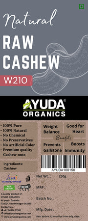 Ayuda Organics Cashew (Kaju W210)