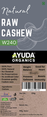 Ayuda Organics Cashew (Kaju W240)