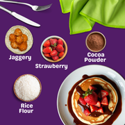 Chocolate Rice Waffle & Pancake