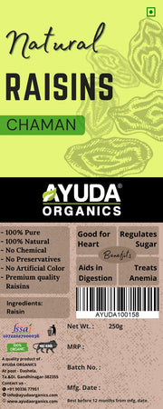 Ayuda Organics Raisins (Kishmish Chaman)