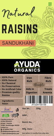 Ayuda Organics Kishmish (Sandukhani)