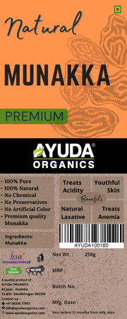 Ayuda Organics Munakka Raisin