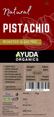 Ayuda Organics Pista (Roasted & Salted)
