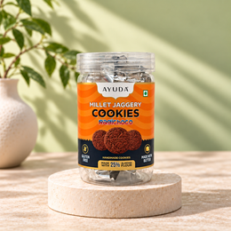 Millet Jaggery Ragi Choco Cookies