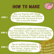 Chocolate Ragi Waffle & Pancake