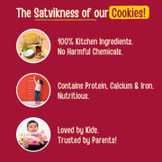 Ragi & Almond Cookies