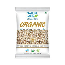 Natureland Organics Urad White Whole (Gota)