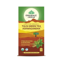 Organic India Tulsi Ashwagandha Green Tea