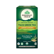 Organic India Tulsi Lemon Ginger Green Tea