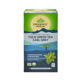 Organic India Tulsi Earl Grey Green Tea