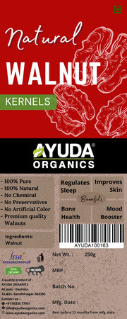 Ayuda Organics Walnut Kernels