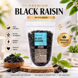 Black Raisins with Seeds